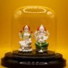 Laxmi Ganesh Ji Silver Idol