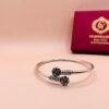 Oxidised Silver Kada Bracelet - Image 3