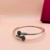 Oxidised Silver Kada Bracelet