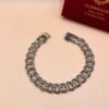 Oxidized Silver Men's Bracelet - Image 3