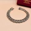 Oxidized Silver Men's Bracelet - Image 2