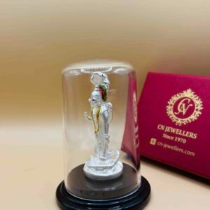 Pure Silver Vishnu with Seshnag Ji Idol